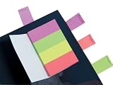 CE brilliant page markers, 50x20mm, 160 assorted colour markers per pack, EACH