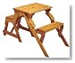 スモールガーデンウッドテーブル&ベンチ Small Garden Wood Table&Bench