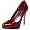 Red Tumbled Patent