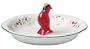 Pfaltzgraff Winterberry 9-1/2-Inch Perfect Pie Plate with Cardinal Pie Bird