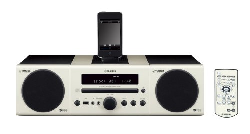 Yamaha MCR 140 Kompaktanlage (MP3-CD-Player, Apple iPod-Dock, USB) wei&szlig; Preisvergleich