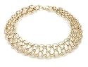 14k Yellow Gold Link Bracelet, 7.5"