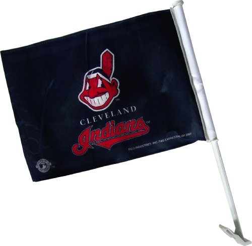 Cleveland Indians Auto Flag