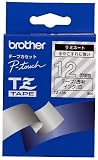 BROTHER TZテープ TZ-135 ラミネートテープ(透明地/白字) 12mm