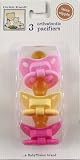 3-Pack Orthodontic Pacifier (Latex), Pink