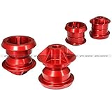 UPC 802959000052 product image for aFe Power 450-402001-R Red Solid Rear Subframe Mount Set | upcitemdb.com