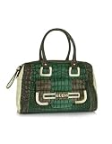 41REU%2BaHgxL. SL160  Guess Rhonda   Multicolor Green Croco Eco Leather Box Bag