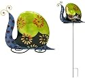 Deko Schnecke handbemalt Blumenstecker oder Tischdekoration Metall