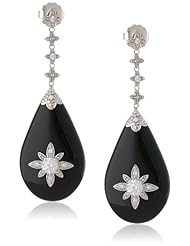 Miriam Salat Resin and Cubic-Zirconia Starburst Post Drop Earrings