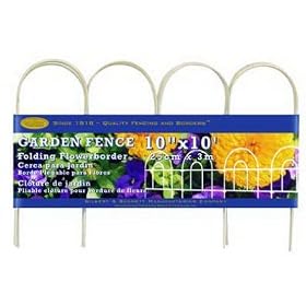 Midwest Air Tech #901211A 10x10' White Fold Fence by MIDWEST AIR TECH IMPORT