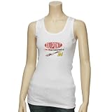 Jeff Gordon Ladies White Fine Tuned Machine Tank Top