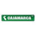 " CAJAMARCA ST " STREET SIGN CITY PERU