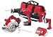 Milwaukee 6514-27 18-Volt Hatchet Sawzall, 6-1/2-Inch Circular Saw, 1/2-Inch Drill-Driver, and Worklight Combo Kit with Contractor Bag