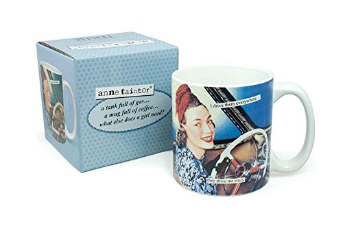 Fun Retro Style Anne Taintor Mug - They Drive Me Crazy (823398557556)