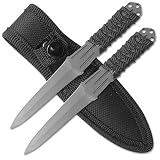 Two Piece Nylon Handled Throwing Knife Set