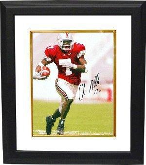 Signed Chris Gamble Photo - Ohio State Buckeyes 8x10 Custom Framed - Autographed NFL Photos