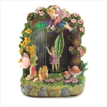 Magical Fairy Forest Musical Water Fountain