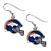 NFL Denver Broncos Women's J Hook Dangle Logo Earring Set, One Size, Multicolor