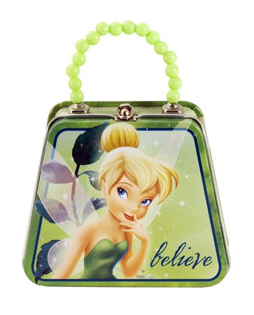 DISNEY TINKERBELL MINI TIN PURSE- GREAT COLLECTIBLE 3 1/4″ X 2 3/4″ – ASSORTED COLORS SENT AT RANDOM