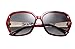 FEISEDY Classic Polarized Women Sunglasses Sparkling Composite Frame B2289