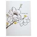 Egg Press Letterpress Printed Cards - "Sakura Thank You" (Set of 6)