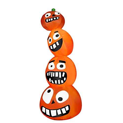 Gemmy 54817 Airblown-Funny Pumpkin Stack-OPP