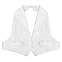 White Pique Vest & Bow Tie