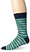 PACT Men's Space Dye Striped Crew Sock