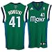 adidas Dallas Mavericks #41 Dirk Nowitzki Green Replica Basketball Jersey