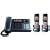 Panasonic Dect 6.0 Metallic Gray Cordless/Corded Phone with Answering Machine (KX-TG1062M)