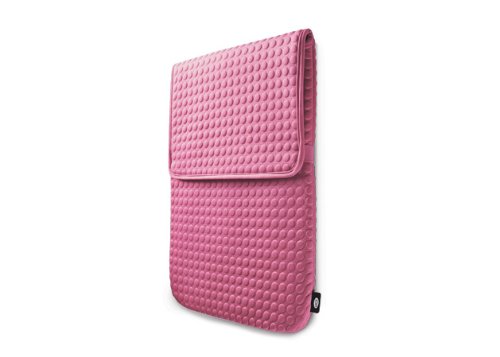 LaCie Coat MacBook Notebooktasche 43,2 cm (17 Zoll), Luftpolsterschutz, Innentasche f&uuml;r Zubeh&ouml;r, pink
