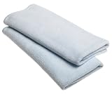 DII Terry Microfiber Dishtowel Set of 2, Blue