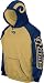 Youth St. Louis Rams End Zone Team Helmet Hooded Sweatshirt - M 10-12