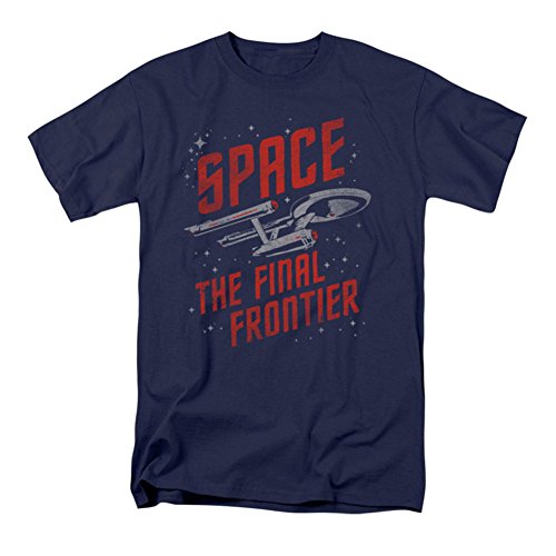 Star Trek Space Travel Short Sleeve Shirt Adult