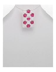 CZ Pendant Necklace In 92.5 Sterling Silver