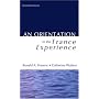 An Orientation to the Trance Experience
