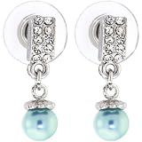 Aqua PEARL DROP Earrings