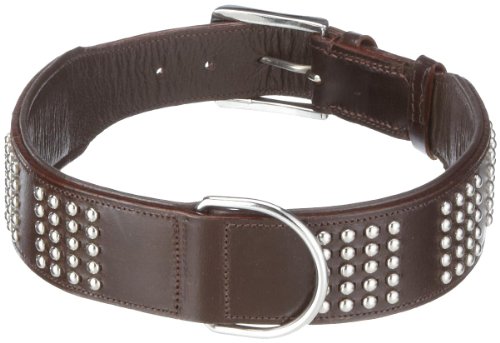 Nobby 78499-03 Leder Halsband \"VINTO\" L: 70 cm, B: 50 mm, braun Preisvergleich
