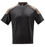 VAUDE men 's Flowride Shirt noir/bois Maillot sport jersey pour vélo Homme MC