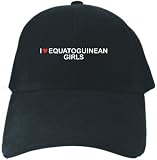 CAPS BLACK EMBROIDERY  I LOVE DUTCH ANTILLEAN GIRLS  NETHERLANDS ANTILLES