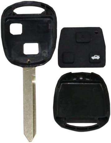 NEW UNCUT BLADE Remote KEY CASE FOR Toyota 2 BUTTONS No chips inside