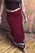 Burgundy Wrap Around Skirt