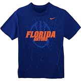 Nike Florida Gators Boy's 4-7 Short Sleeve Practice T-Shirt Kids Size 4