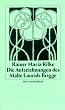 Die Aufzeichnungen des Malte Laurids Brigge (insel taschenbuch)