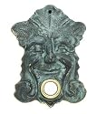 Carruth Garden Smile Solid Brass Doorbell