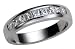 14k White Gold Diamond Princess-Cut Channel Set Wedding Band (3/4 cttw, H-I Color, SI1-SI2 Clarity)