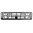 Unitec 84527 Kennzeichenhalter schwarz
