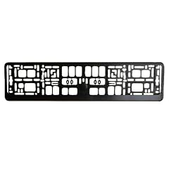Unitec 84524 Kennzeichenhalter Chrom gebogen