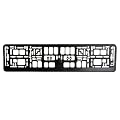 Unitec 84524 Kennzeichenhalter Chrom gebogen