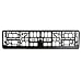 Unitec 84524 Kennzeichenhalter Chrom gebogen